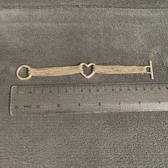 Tiffany & Co. mesh toggle heart bracelet - Picture 7 of 8